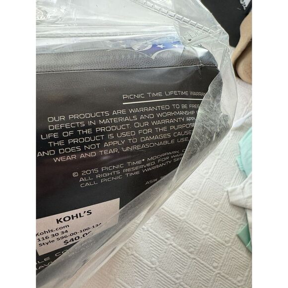 Houston Texans Picnic Time Bongo 12 Qt Collapsible Cooler/Seat 596-00-100-134-2 - Picture 10 of 10